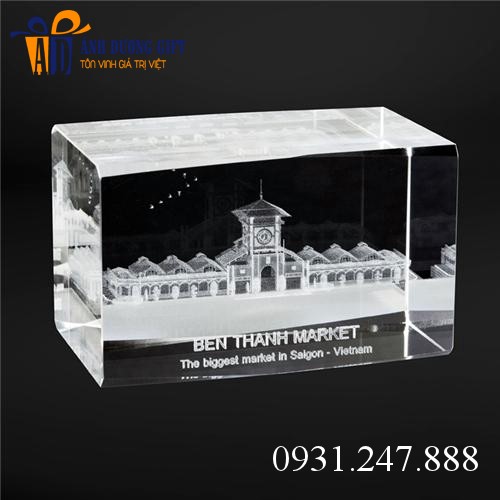 Chặn giấy để bàn pha lê C009